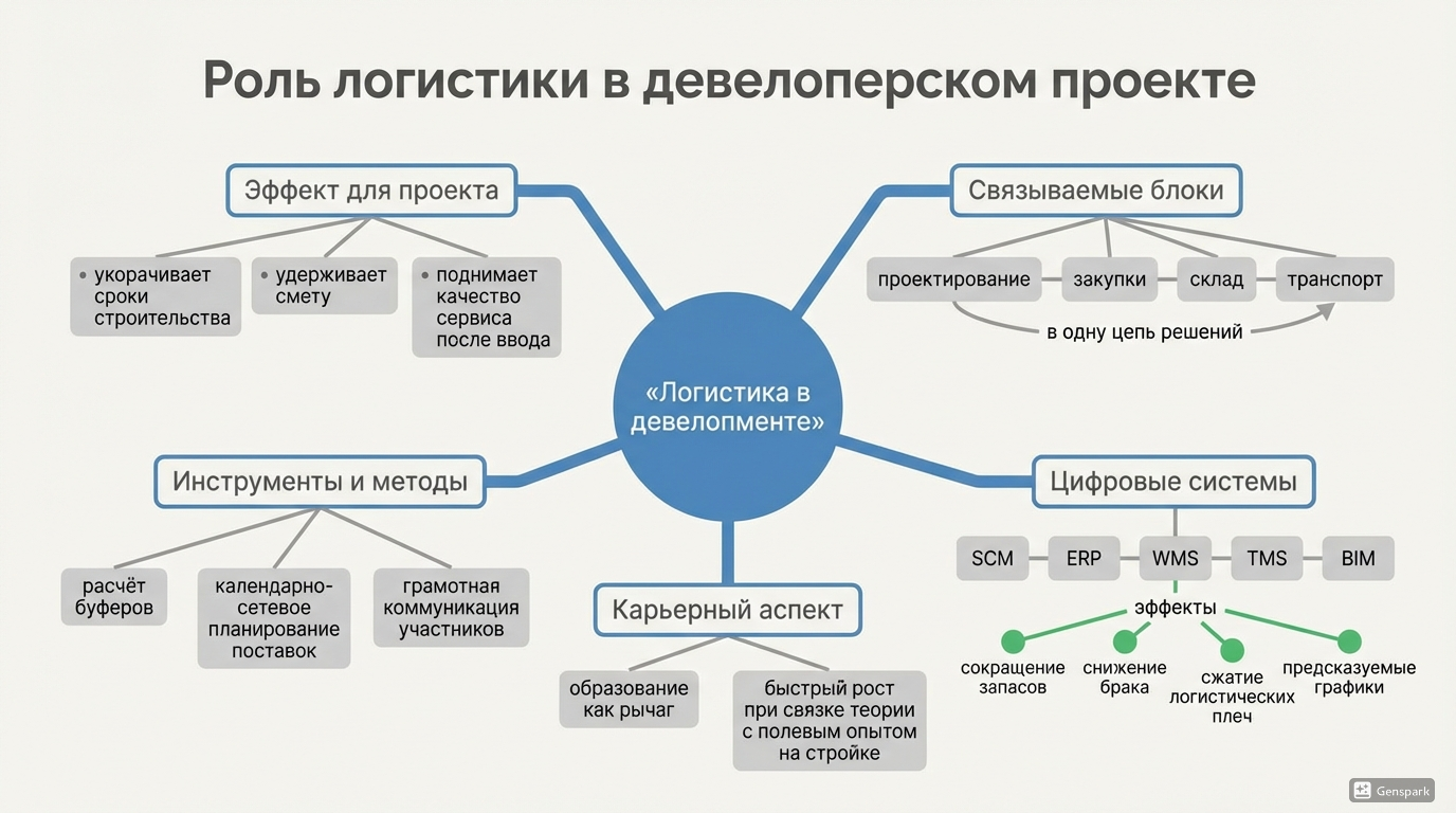 Зачем девелоперу сильная логистика
