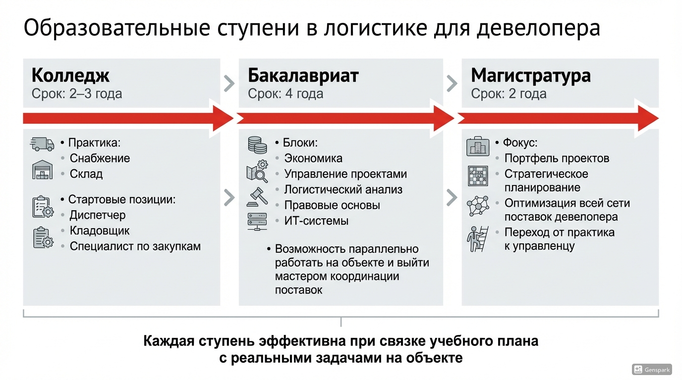 Образовательные траектории в логистике